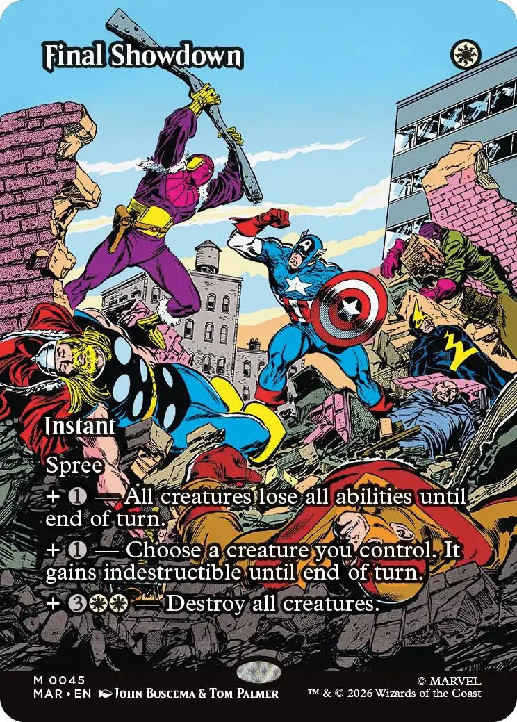 Final Showdown (Borderless) (45) (Marvel Universe Eternal-Legal)