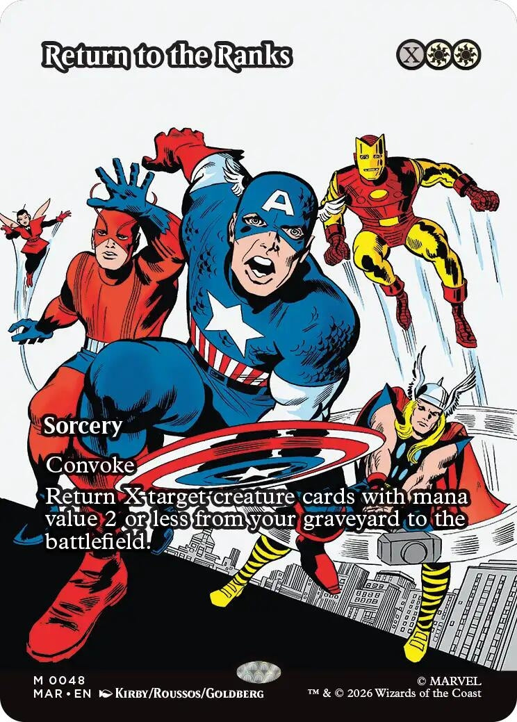 Return to the Ranks (Borderless) (48) (Marvel Universe Eternal-Legal)