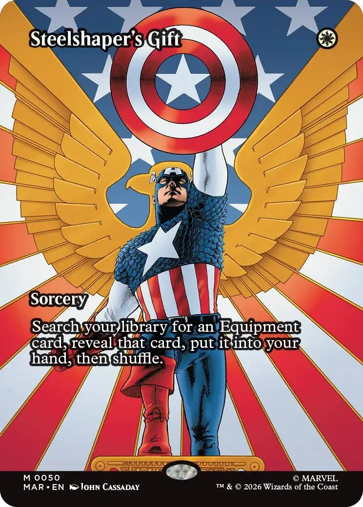Steelshaper's Gift (Borderless) (50) (Marvel Universe Eternal-Legal)