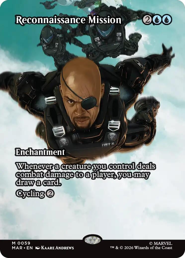 Reconnaissance Mission (Borderless) (59) (Marvel Universe Eternal-Legal)