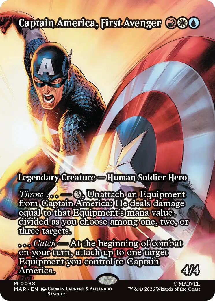 Captain America, First Avenger (Borderless) (88) (Marvel Universe Eternal-Legal)