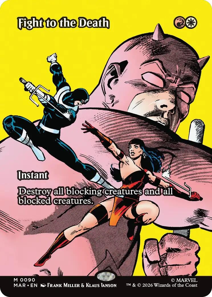Fight to the Death (Borderless) (90) (Marvel Universe Eternal-Legal)