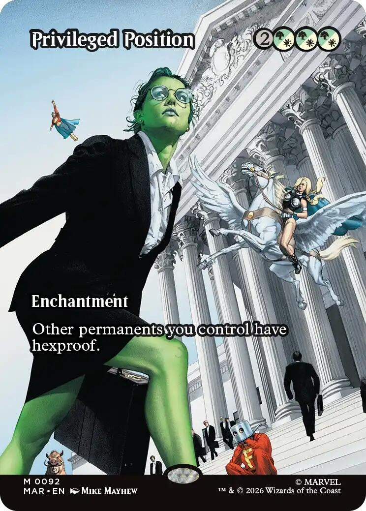 Privileged Position (Borderless) (92) (Marvel Universe Eternal-Legal)