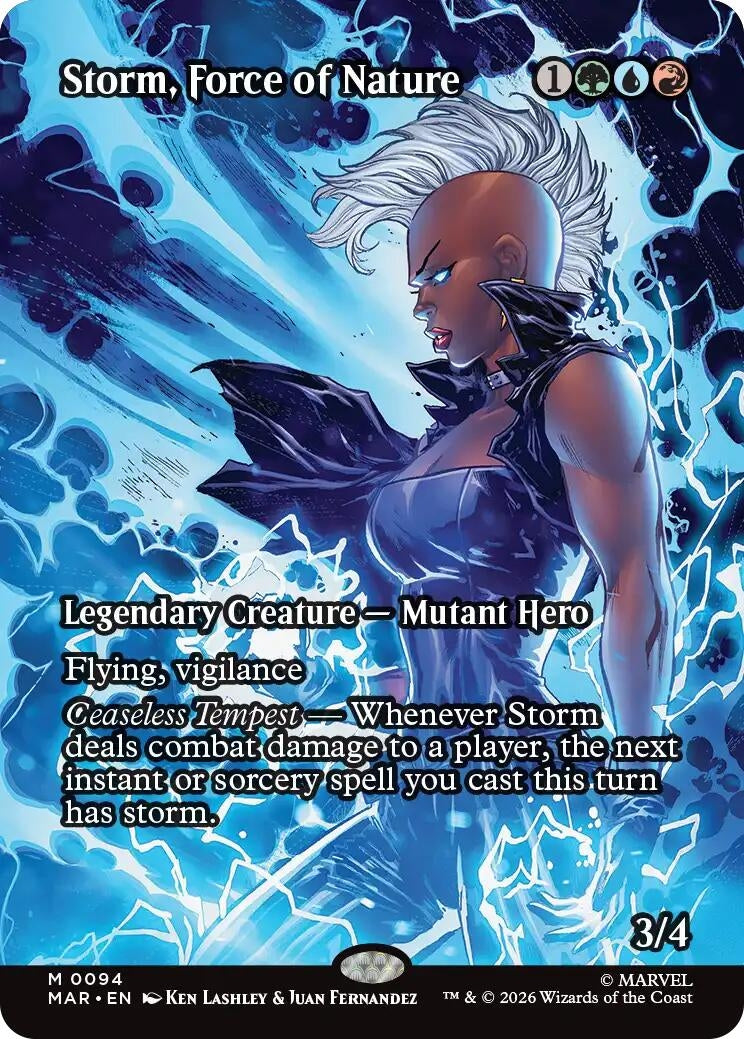 Storm, Force of Nature (Borderless) (94) (Marvel Universe Eternal-Legal)