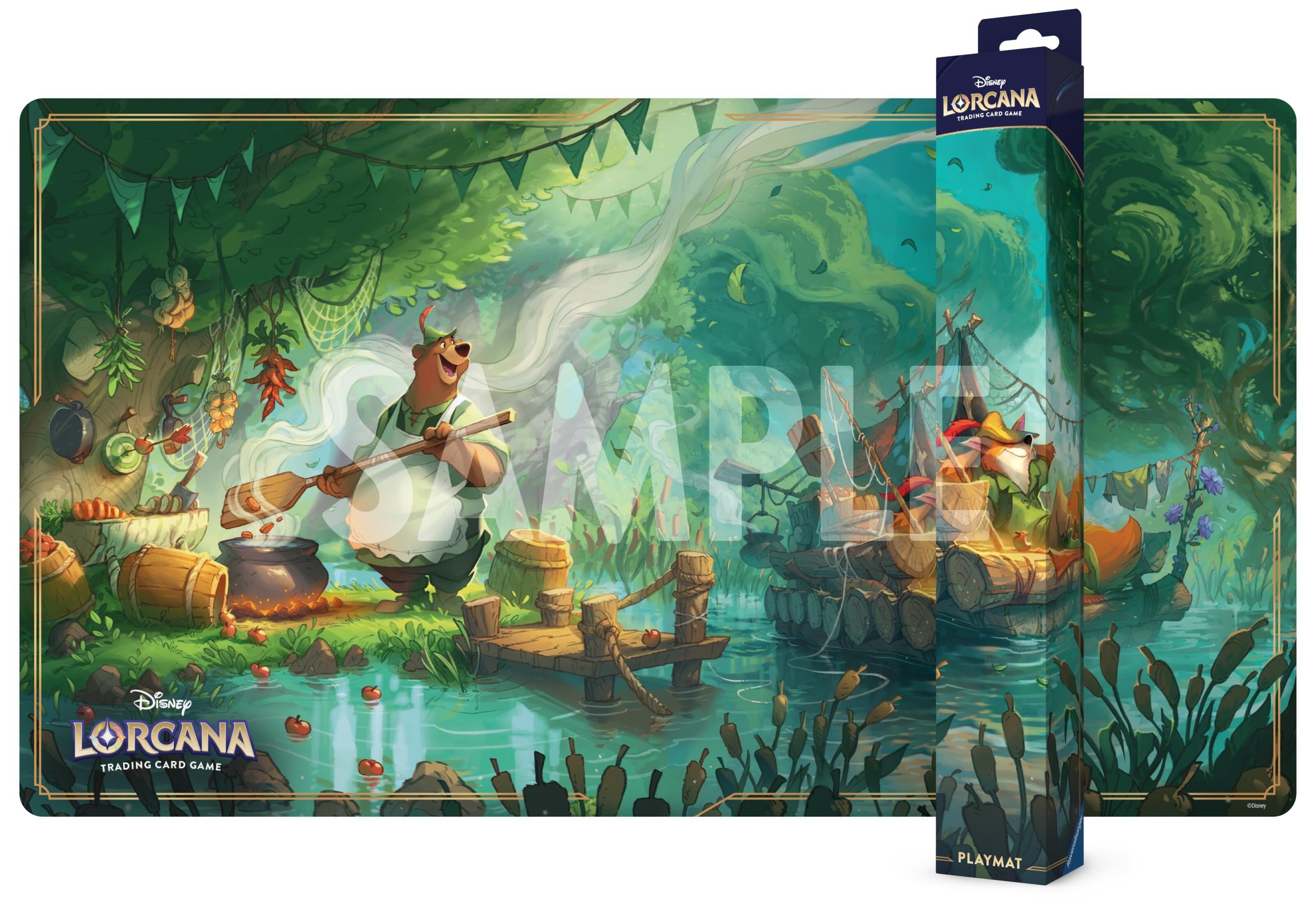 Image for Disney Lorcana: Robin Hood and Little John Playmat - Playmats