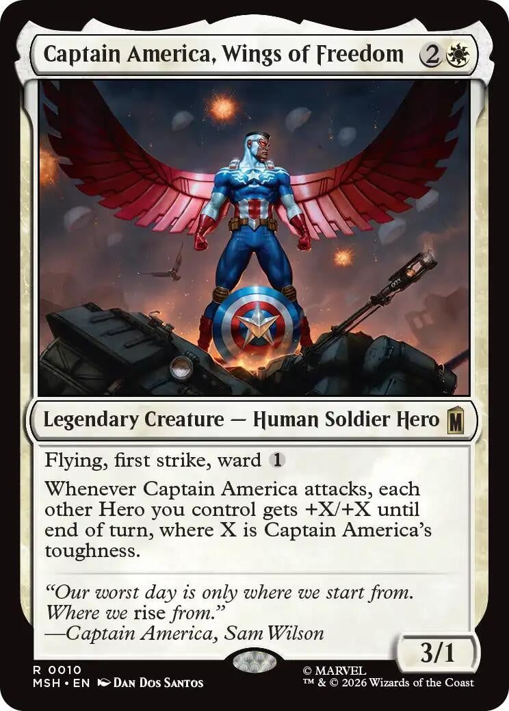 Captain America, Wings of Freedom (10) (Marvel Super Heroes)