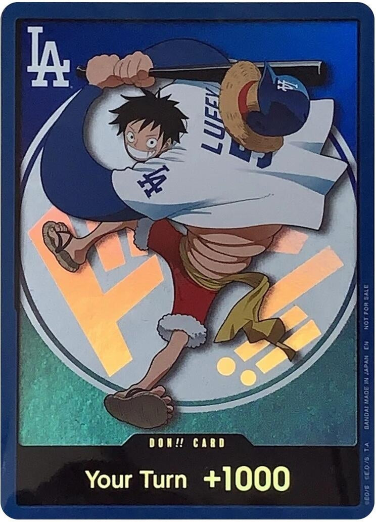 Image for DON!! Card (LA Dodgers 2026 Promo) (One Piece Promotion Cards) (OP-PR) - One Piece Card Game