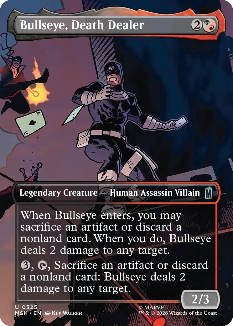 Bullseye, Death Dealer (Borderless) (325) (Marvel Super Heroes)