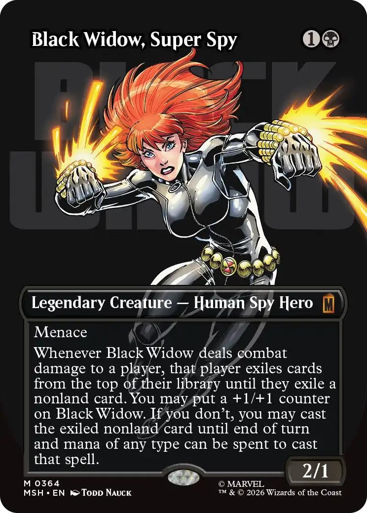 Black Widow, Super Spy (Borderless) (0364) (364) (Marvel Super Heroes)