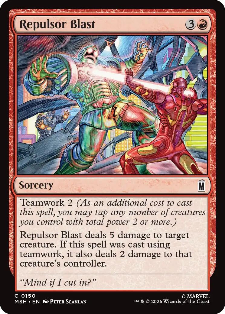 Repulsor Blast (150) (Marvel Super Heroes)