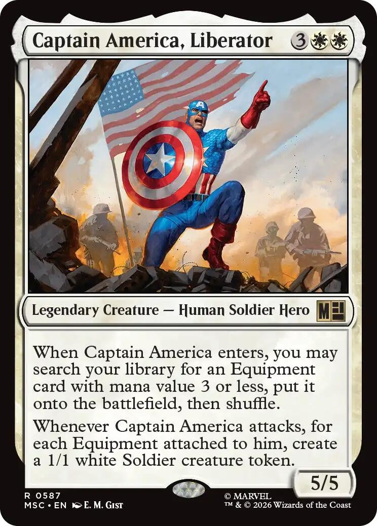 Captain America, Liberator (587) (Marvel Super Heroes)