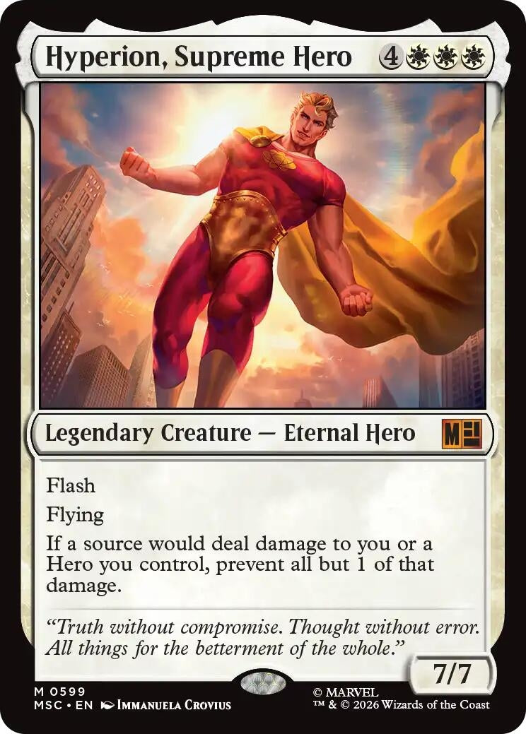 Hyperion, Supreme Hero (599) (Marvel Super Heroes)