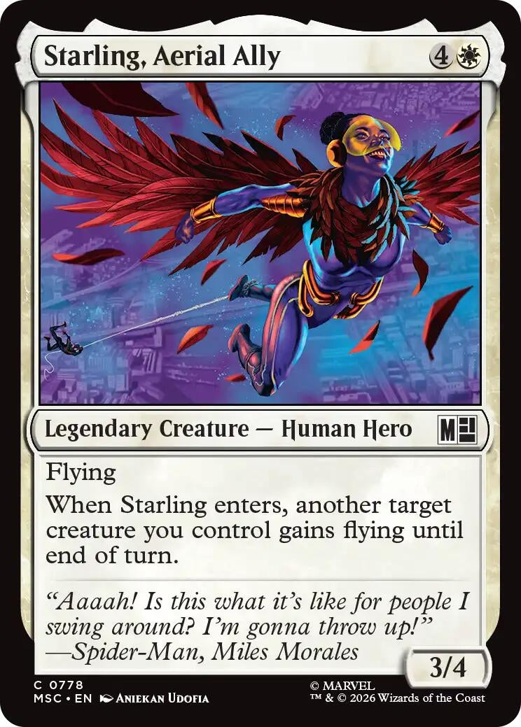 Starling, Aerial Ally (778) (Marvel Super Heroes)