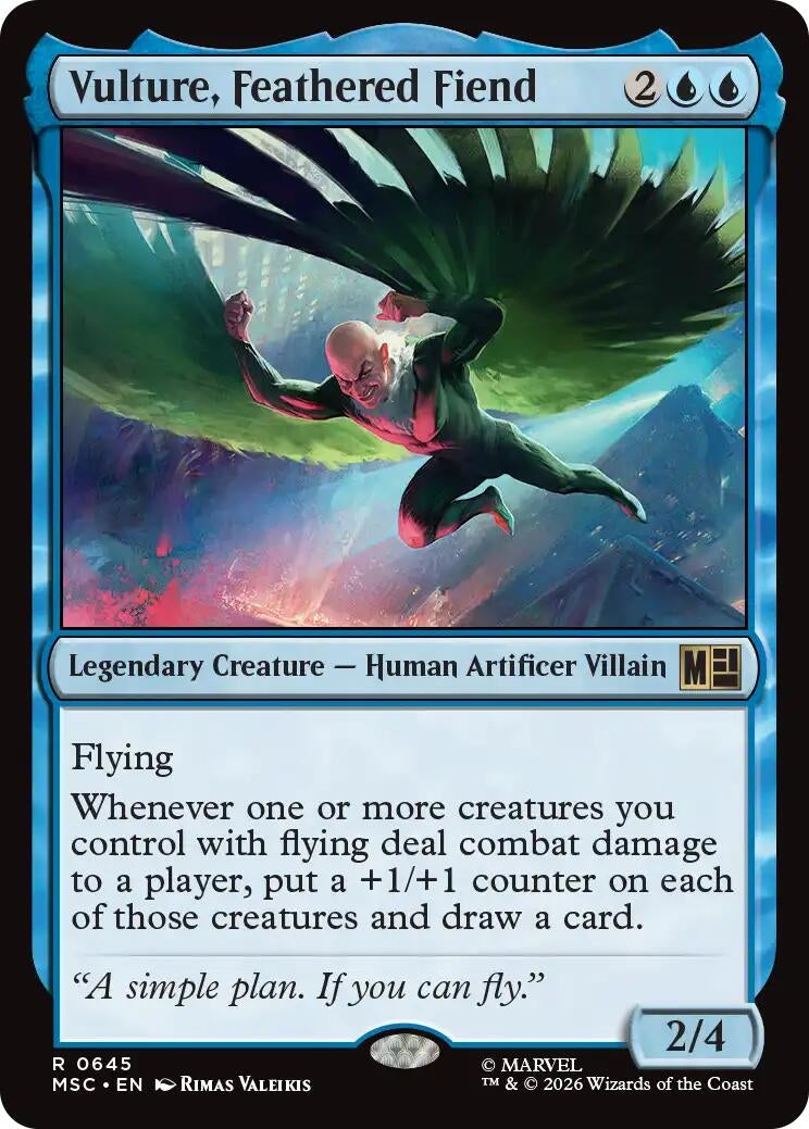 Vulture, Feathered Fiend (645) (Marvel Super Heroes)
