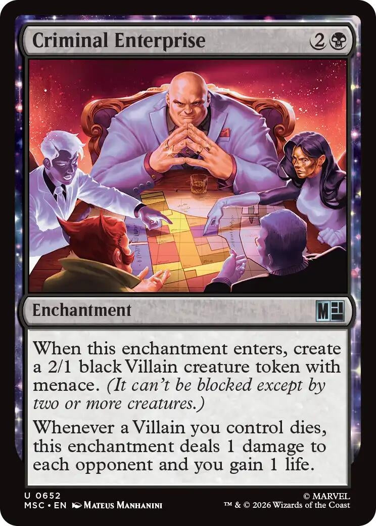 Criminal Enterprise (652) (Marvel Super Heroes)