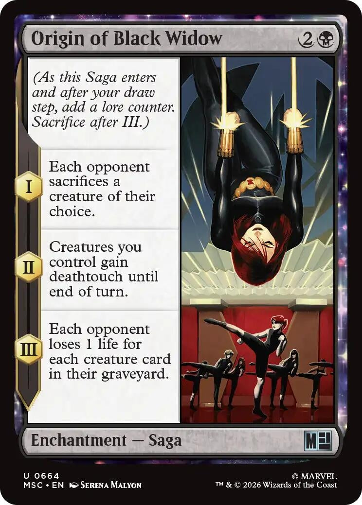 Origin of Black Widow (664) (Marvel Super Heroes)