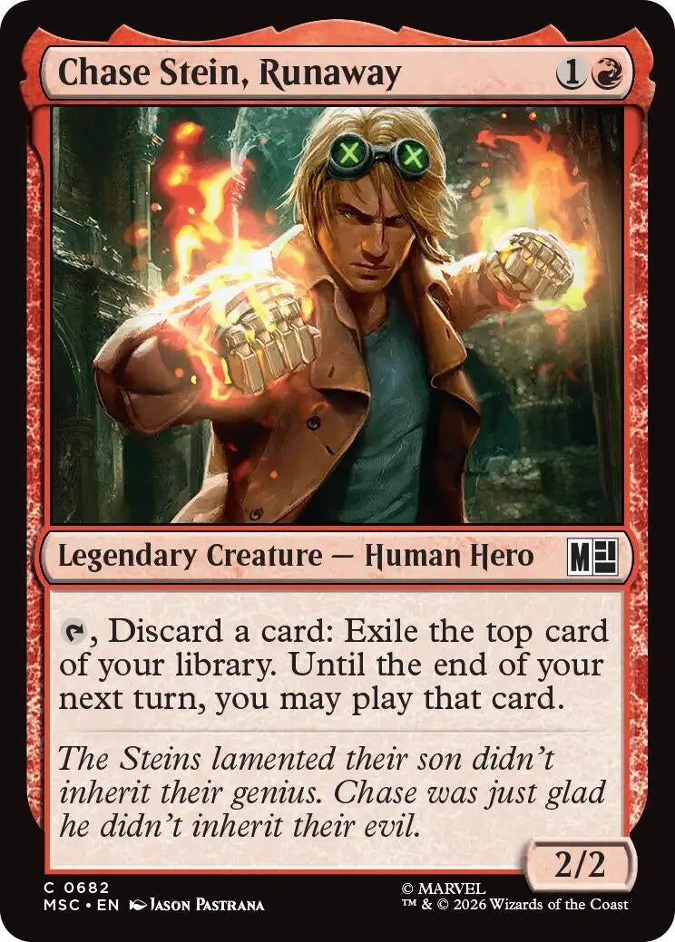 Chase Stein, Runaway (682) (Marvel Super Heroes)