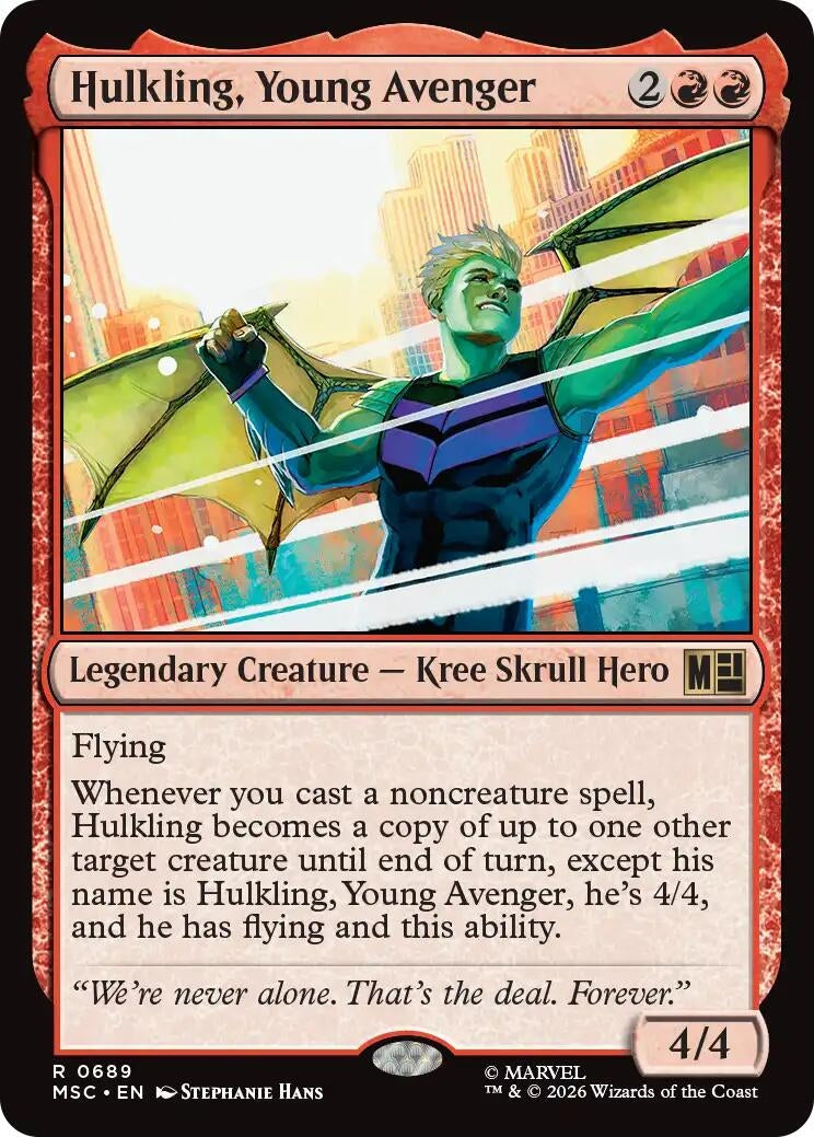 Hulkling, Young Avenger (689) (Marvel Super Heroes)