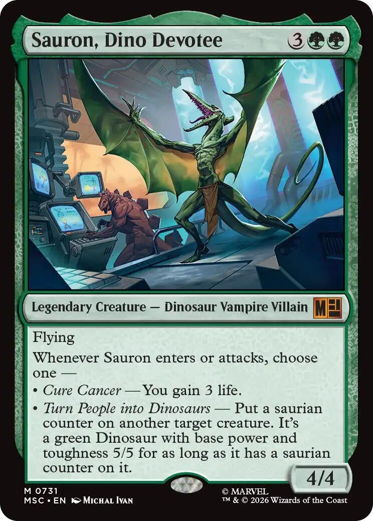 Sauron, Dino Devotee (731) (Marvel Super Heroes)