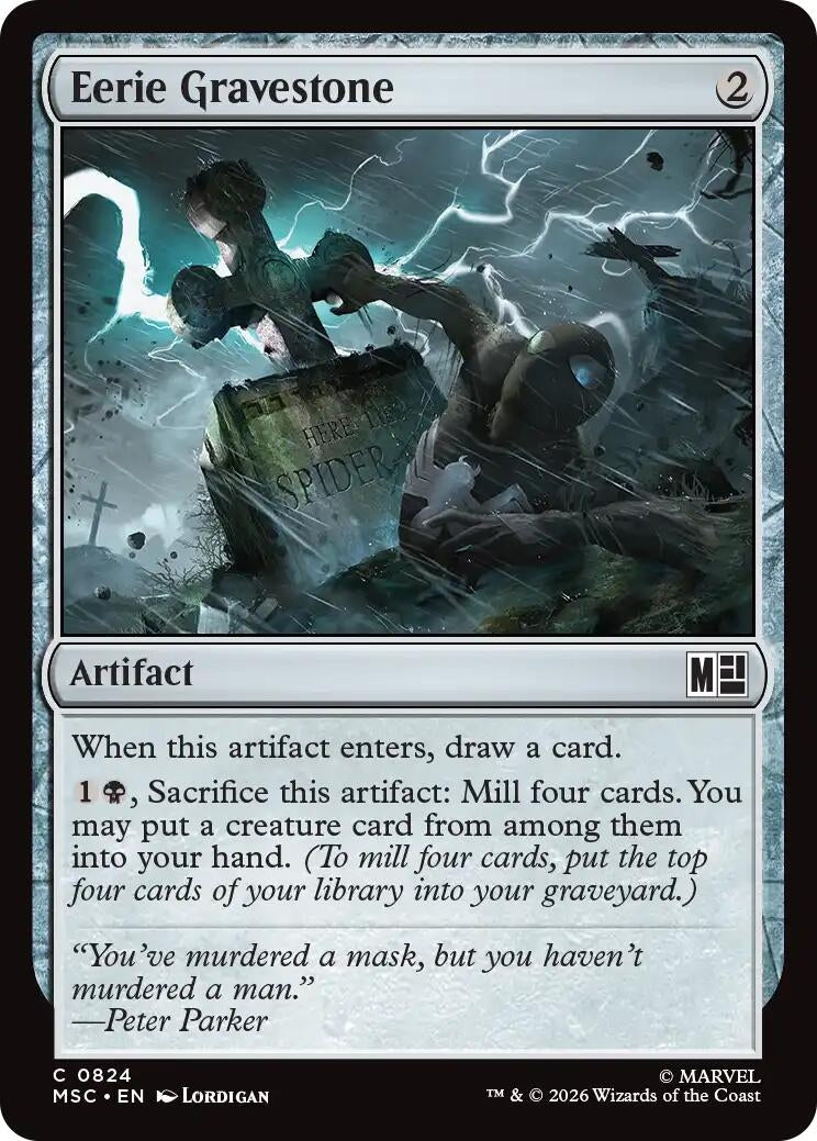 Eerie Gravestone (824) (Marvel Super Heroes)