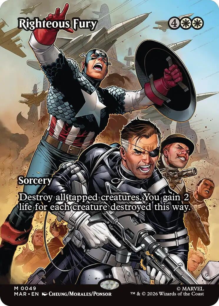 Righteous Fury (Borderless) (49) (Marvel Universe Eternal-Legal)