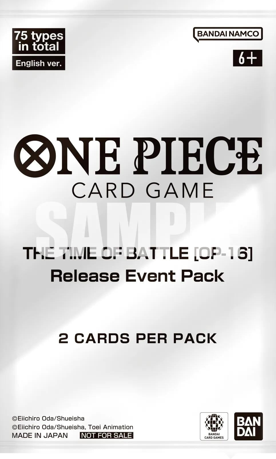 Image for The Time of Battle - Release Event Pack - One Piece Card Game