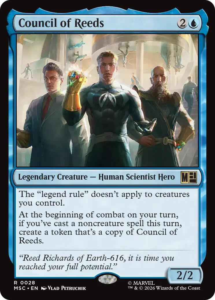 Council of Reeds (Surge Foil) (28) (Marvel Super Heroes)