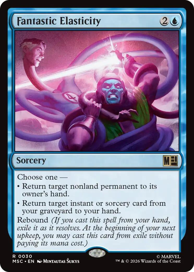 Fantastic Elasticity (Surge Foil) (30) (Marvel Super Heroes)