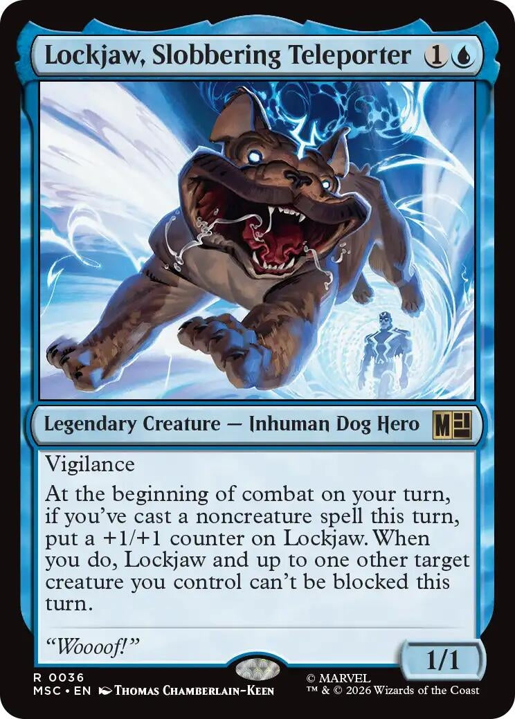 Lockjaw, Slobbering Teleporter (Surge Foil) (36) (Marvel Super Heroes)