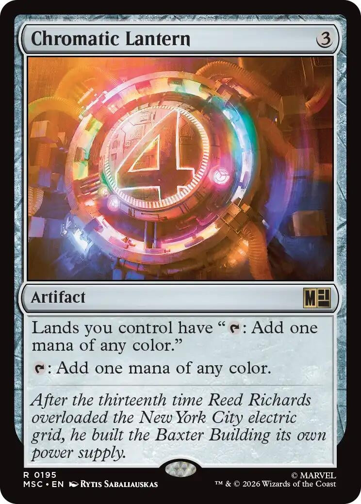 Chromatic Lantern (Surge Foil) (195) (Marvel Super Heroes)