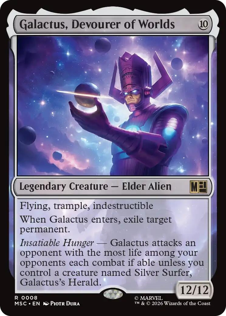 Galactus, Devourer of Worlds (Surge Foil) (8) (Marvel Super Heroes)