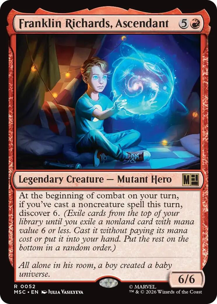 Franklin Richards, Ascendant (Surge Foil) (52) (Marvel Super Heroes)