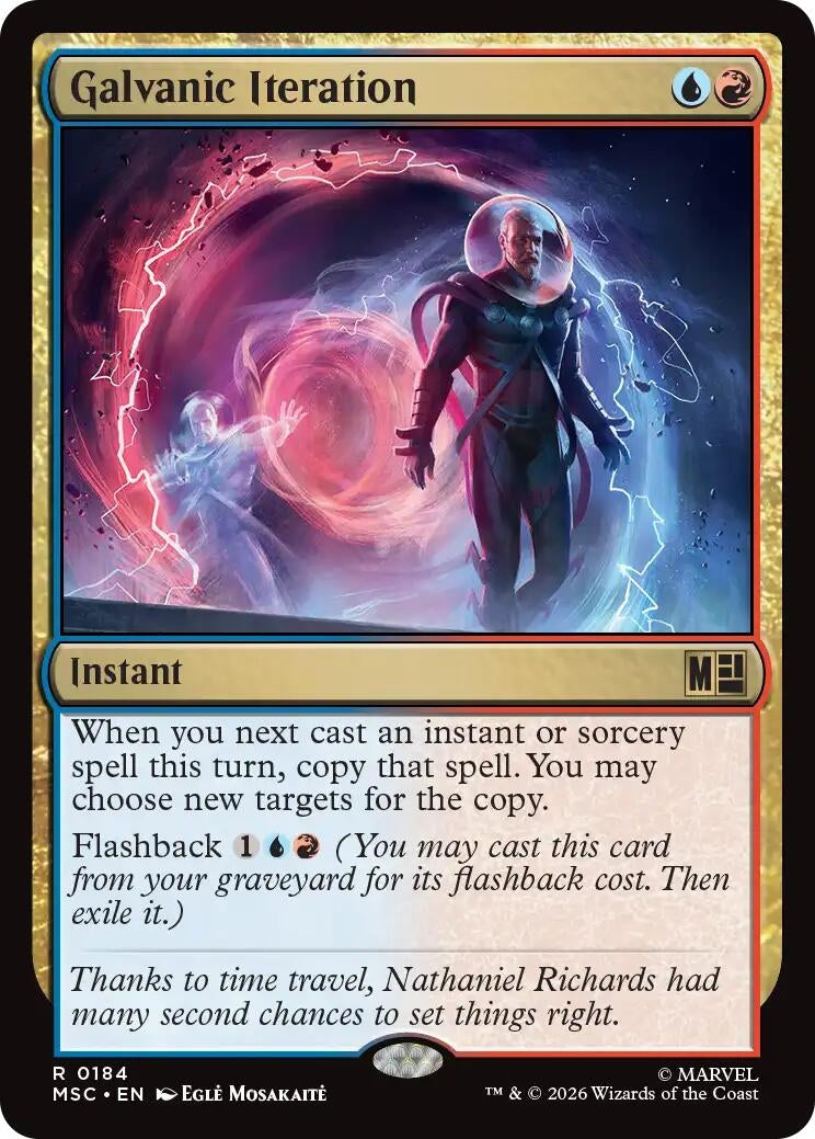 Galvanic Iteration (Surge Foil) (184) (Marvel Super Heroes)
