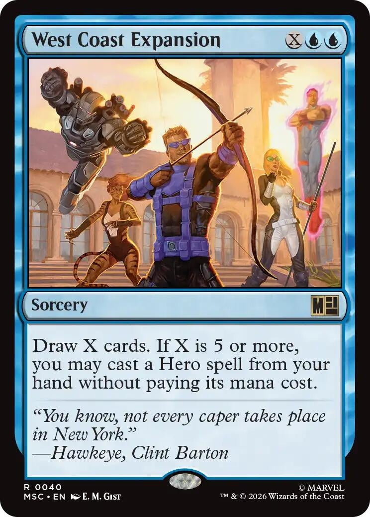 West Coast Expansion (Surge Foil) (40) (Marvel Super Heroes)