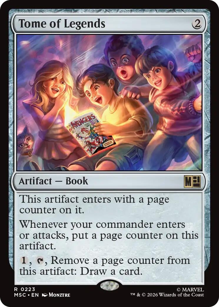 Tome of Legends (Surge Foil) (223) (Marvel Super Heroes)