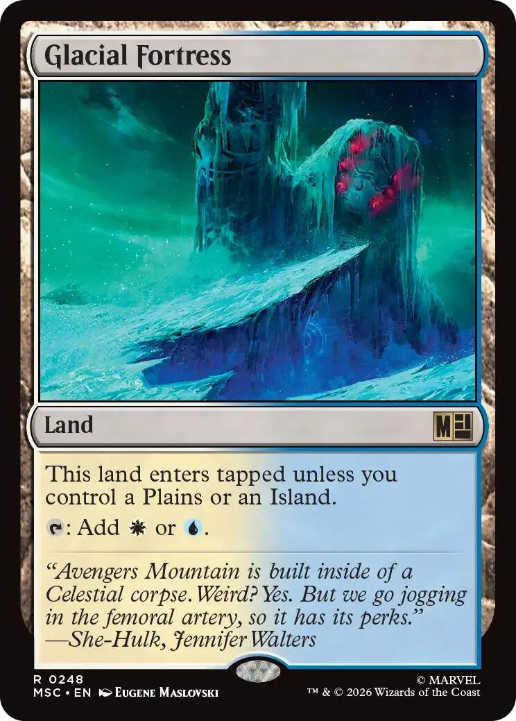 Glacial Fortress (Surge Foil) (248) (Marvel Super Heroes)