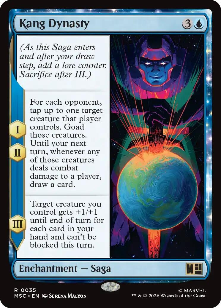 Kang Dynasty (Surge Foil) (35) (Marvel Super Heroes)