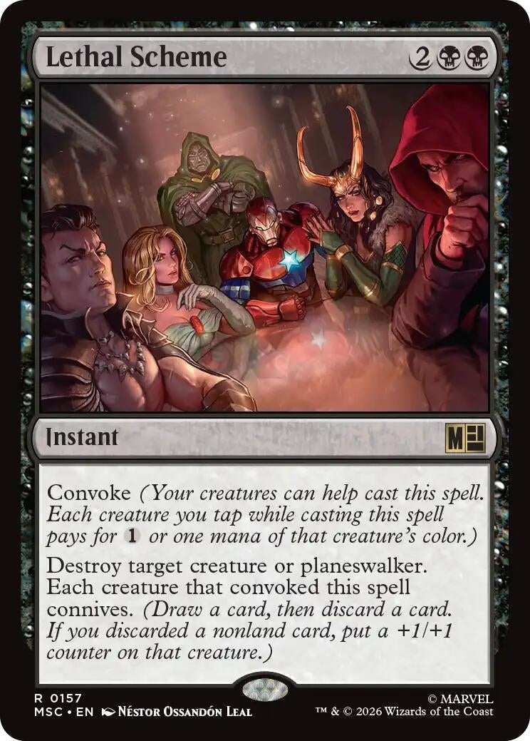 Lethal Scheme (Surge Foil) (157) (Marvel Super Heroes)