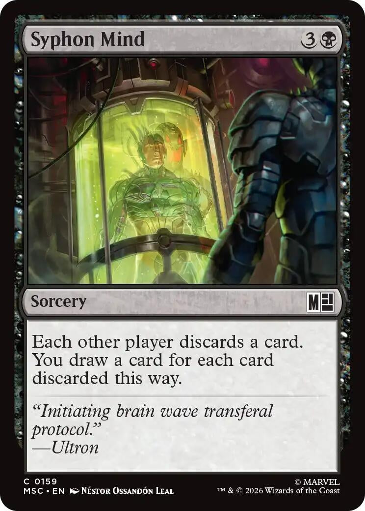 Syphon Mind (Surge Foil) (159) (Marvel Super Heroes)