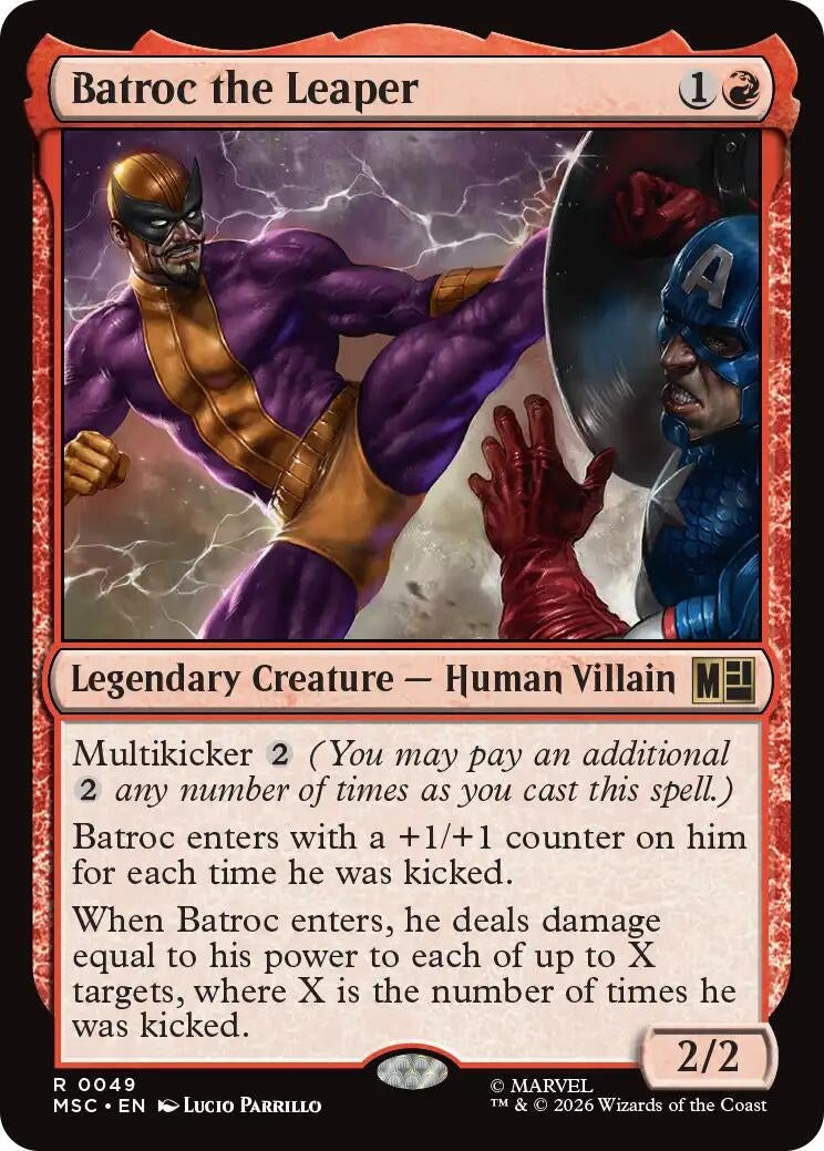 Batroc the Leaper (Surge Foil) (49) (Marvel Super Heroes)