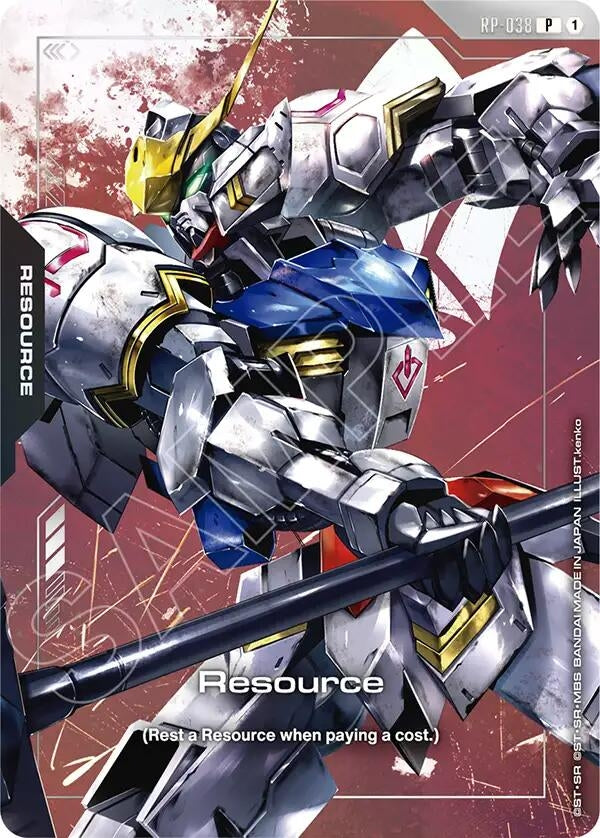 Image for Resource (RP-038) (Premium Accessory Set - Mobile Suit Gundam: Iron-Blooded Orphans) (RP-038) (Promotional Resource Tokens) (RP) - Gundam Card Game