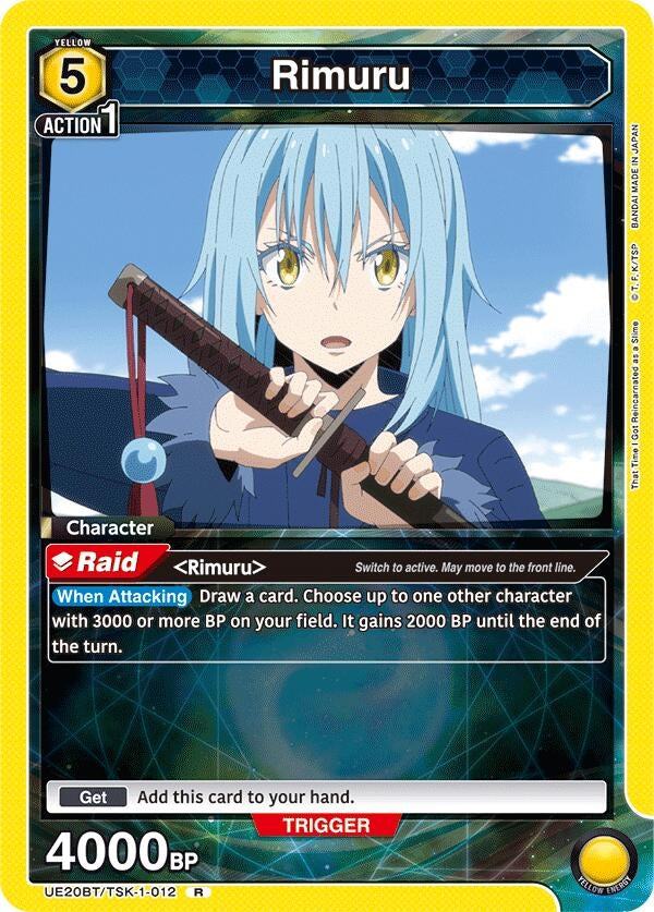 Image for Rimuru (012) (UE20BT/TSK-1-012) (UE20BT: That Time I Got Reincarnated as a Slime) (UE20BT) - Union Arena