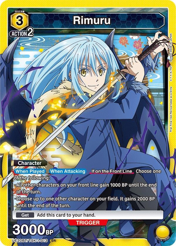 Image for Rimuru (013) (UE20BT/TSK-1-013) (UE20BT: That Time I Got Reincarnated as a Slime) (UE20BT) - Union Arena