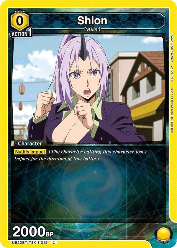 Image for Shion (015) (UE20BT/TSK-1-015) (UE20BT: That Time I Got Reincarnated as a Slime) (UE20BT) - Union Arena
