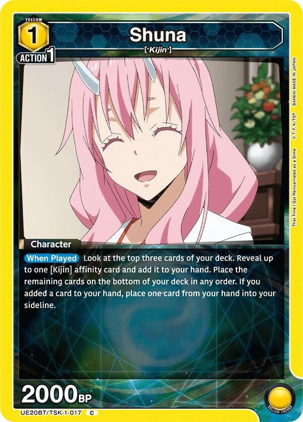Image for Shuna (017) (UE20BT/TSK-1-017) (UE20BT: That Time I Got Reincarnated as a Slime) (UE20BT) - Union Arena