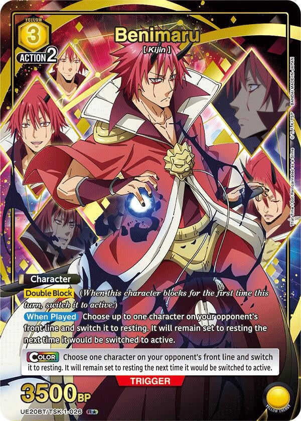 Image for Benimaru (026) (R*) (UE20BT/TSK-1-026) (UE20BT: That Time I Got Reincarnated as a Slime) (UE20BT) - Union Arena