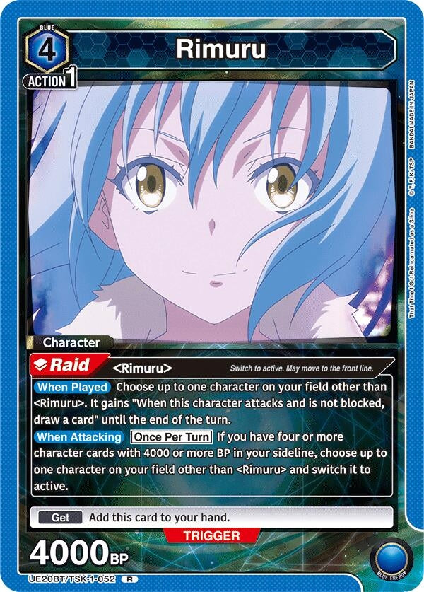 Image for Rimuru (052) (UE20BT/TSK-1-052) (UE20BT: That Time I Got Reincarnated as a Slime) (UE20BT) - Union Arena