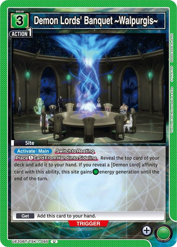 Image for Demon Lords' Banquet ~Walpurgis~ (UE20BT/TSK-1-095) (UE20BT: That Time I Got Reincarnated as a Slime) (UE20BT) - Union Arena