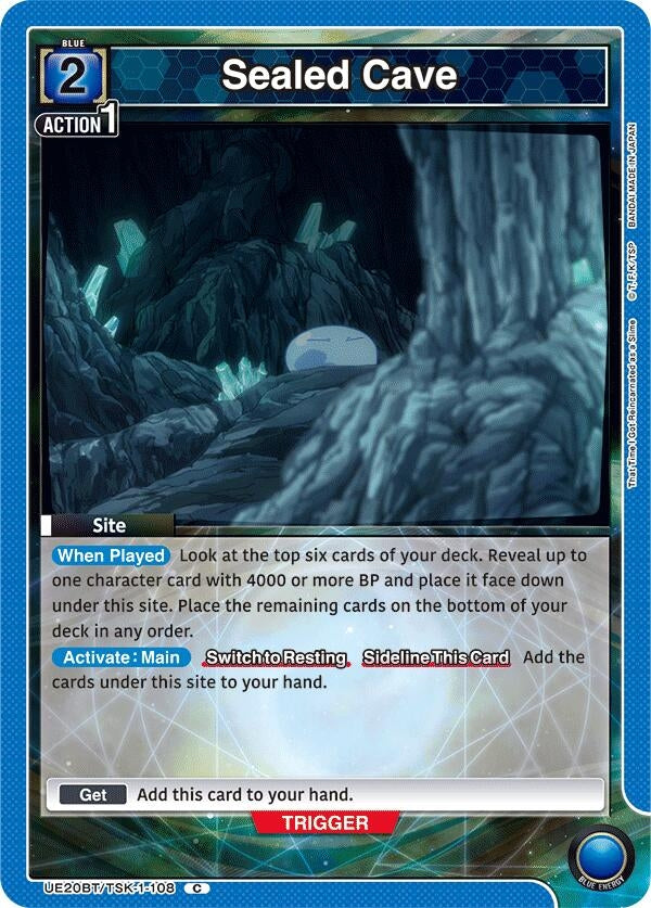 Image for Sealed Cave (UE20BT/TSK-1-108) (UE20BT: That Time I Got Reincarnated as a Slime) (UE20BT) - Union Arena