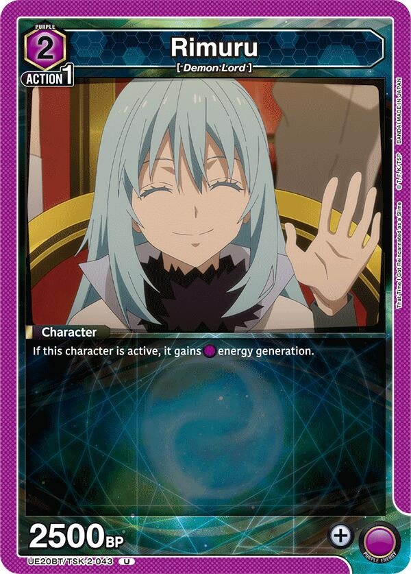 Image for Rimuru (043) (UE20BT/TSK-2-043) (UE20BT: That Time I Got Reincarnated as a Slime) (UE20BT) - Union Arena